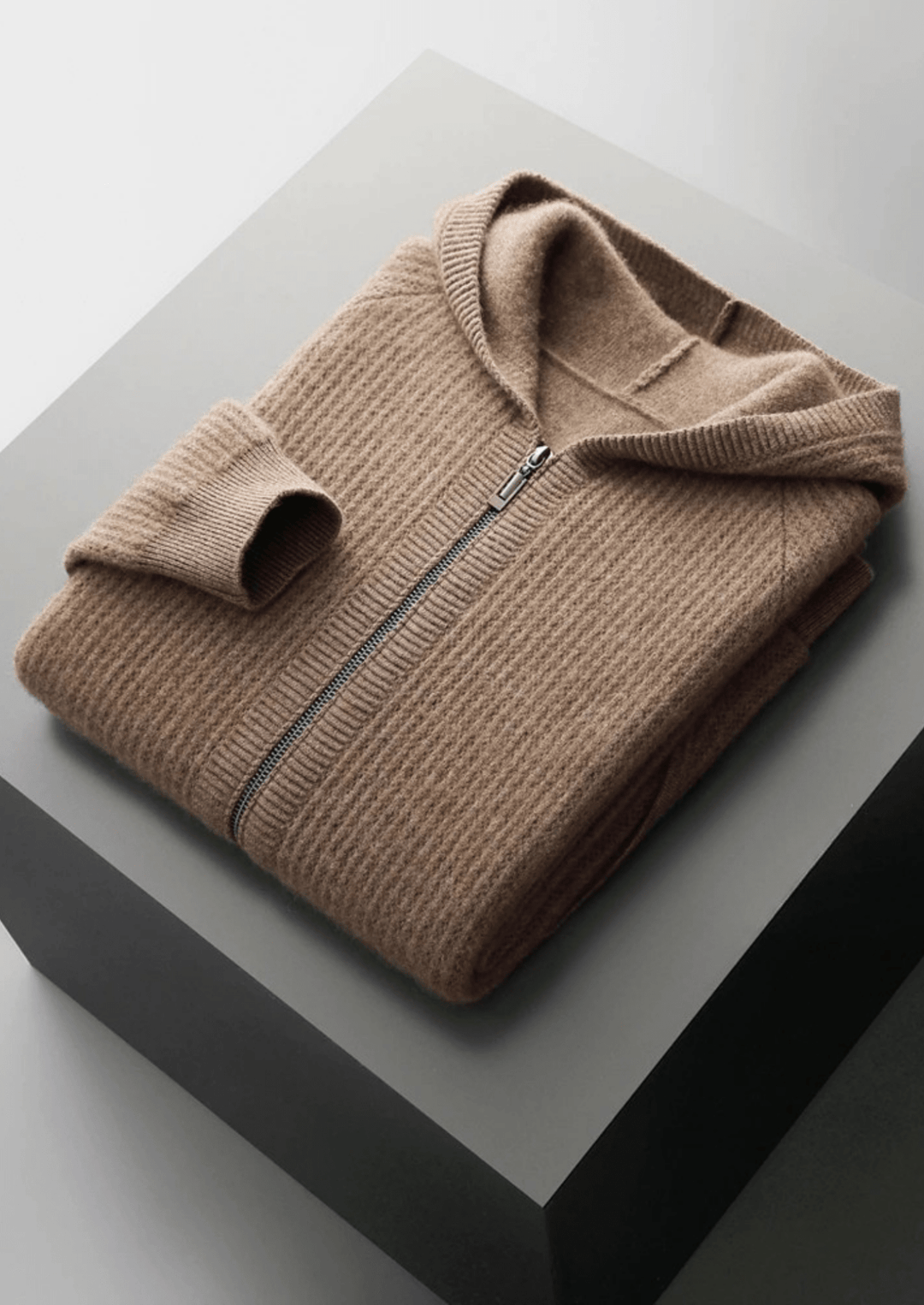 SVEA | Merino Zip-Hoodie aus extra feiner Merinowolle
