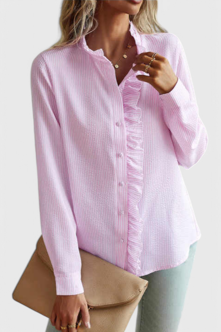 SVEA | Stilvolle Volantbluse