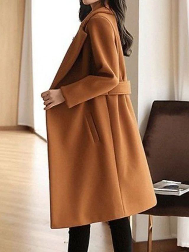 Jane | Elena Whitmore Premium Belted Long Wool Coat