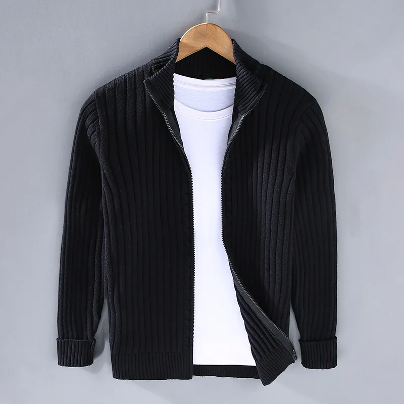 SVEA | Lässige Zip-Up Strickjacke