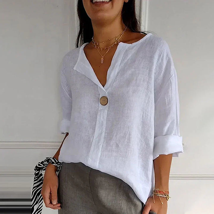 SVEA | Vielseitige Knopf Bluse