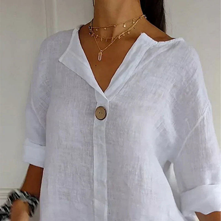 SVEA | Vielseitige Knopf Bluse