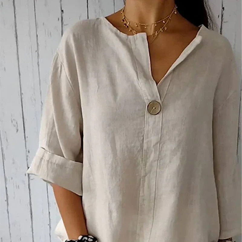 SVEA | Vielseitige Knopf Bluse