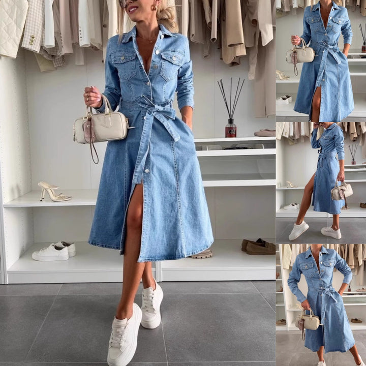 SVEA | Maxikleid mit Langen Ärmeln
