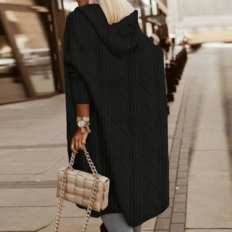 SVEA | Ellen Bequemer Kapuzen-Cardigan