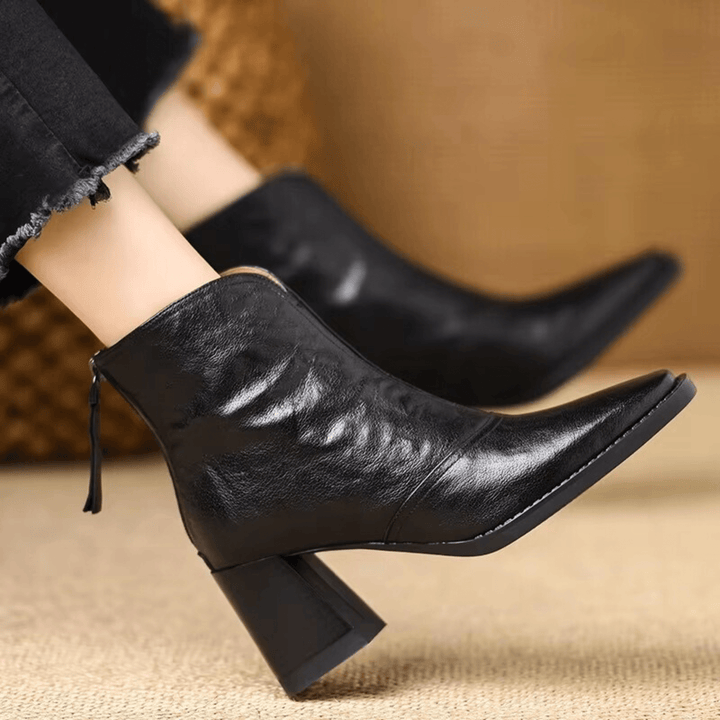 SVEA | Rosalie Luxuriöse Stiefeletten mit Mittelhohem Absatz
