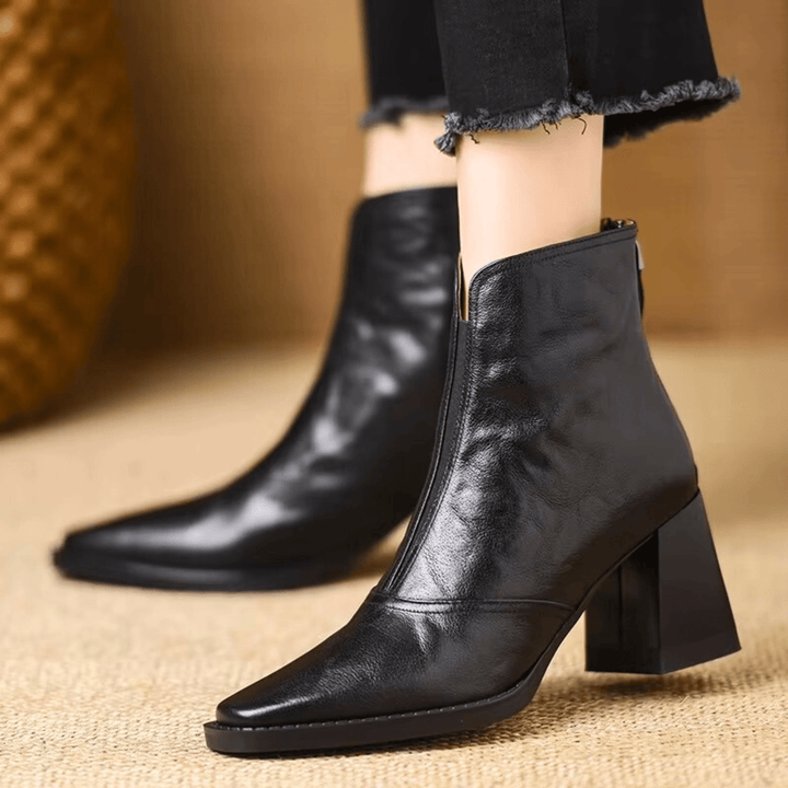 SVEA | Rosalie Luxuriöse Stiefeletten mit Mittelhohem Absatz