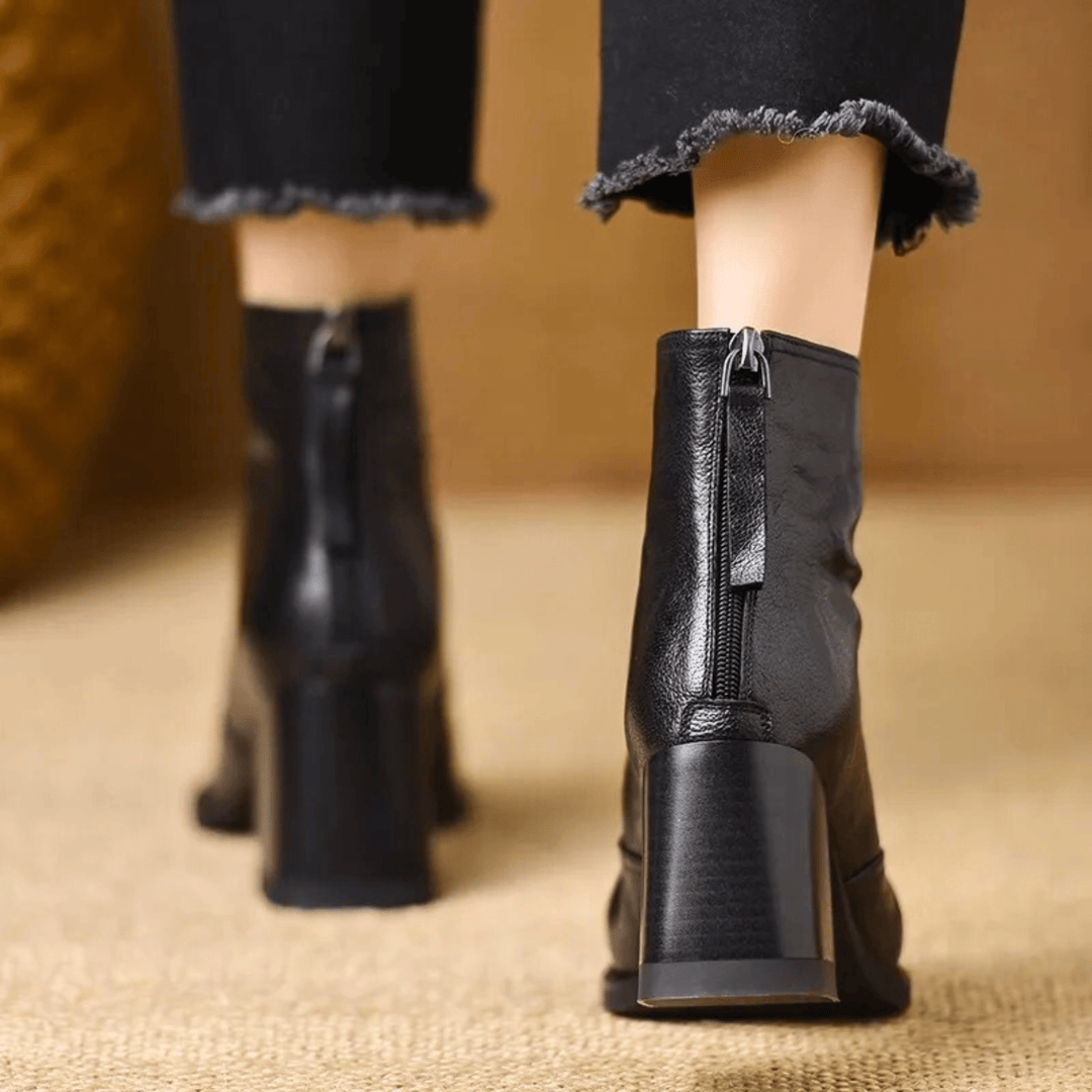 SVEA | Rosalie Luxuriöse Stiefeletten mit Mittelhohem Absatz