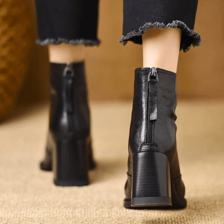 SVEA | Rosalie Luxuriöse Stiefeletten mit Mittelhohem Absatz