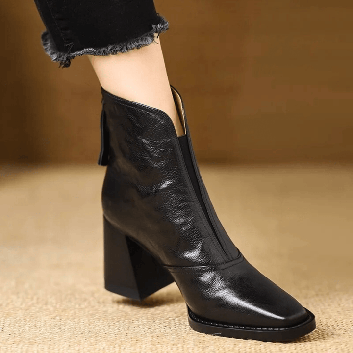 SVEA | Rosalie Luxuriöse Stiefeletten mit Mittelhohem Absatz