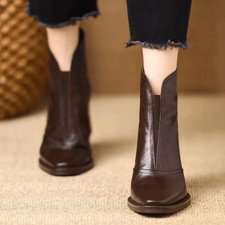 SVEA | Rosalie Luxuriöse Stiefeletten mit Mittelhohem Absatz
