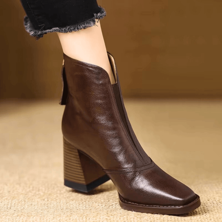 SVEA | Rosalie Luxuriöse Stiefeletten mit Mittelhohem Absatz