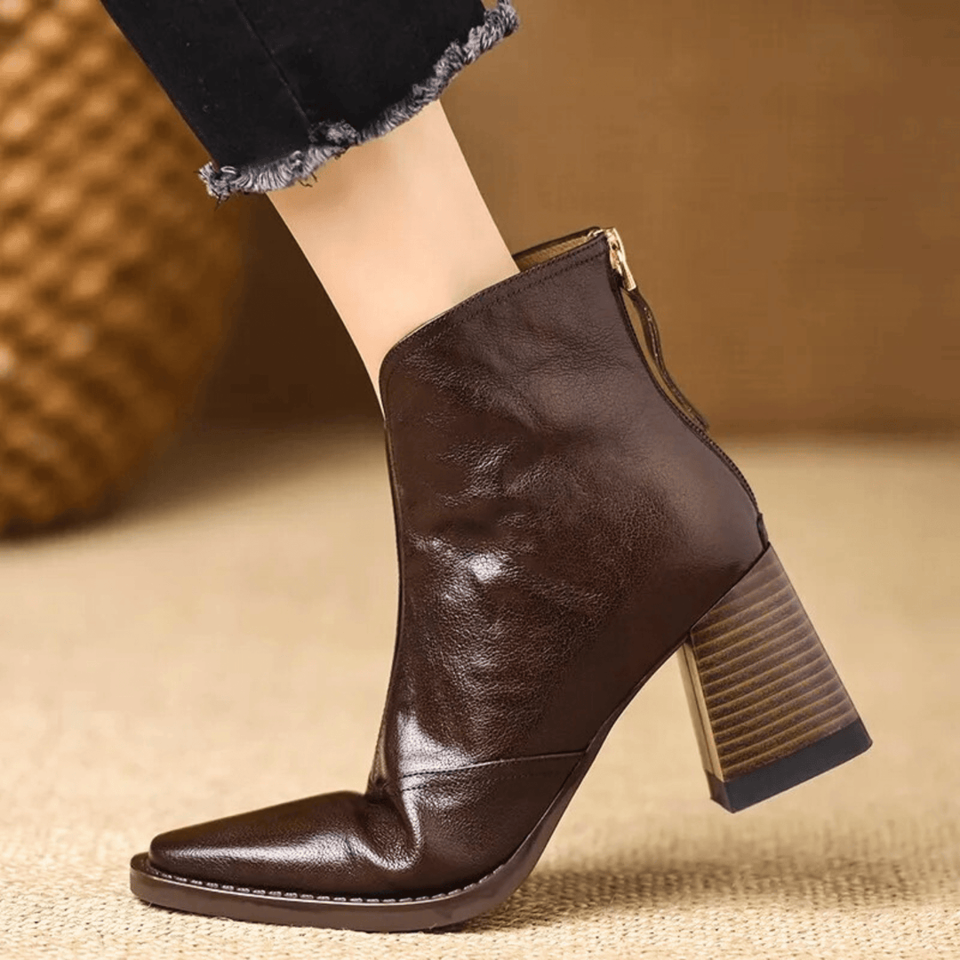 SVEA | Rosalie Luxuriöse Stiefeletten mit Mittelhohem Absatz