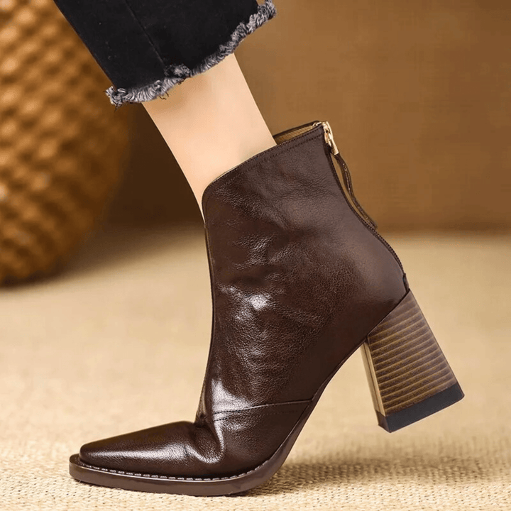 SVEA | Rosalie Luxuriöse Stiefeletten mit Mittelhohem Absatz