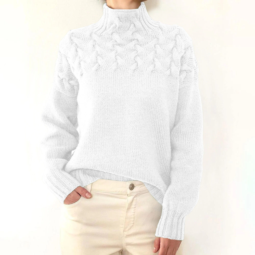 Jane | Warm Knit Turtleneck Sweater