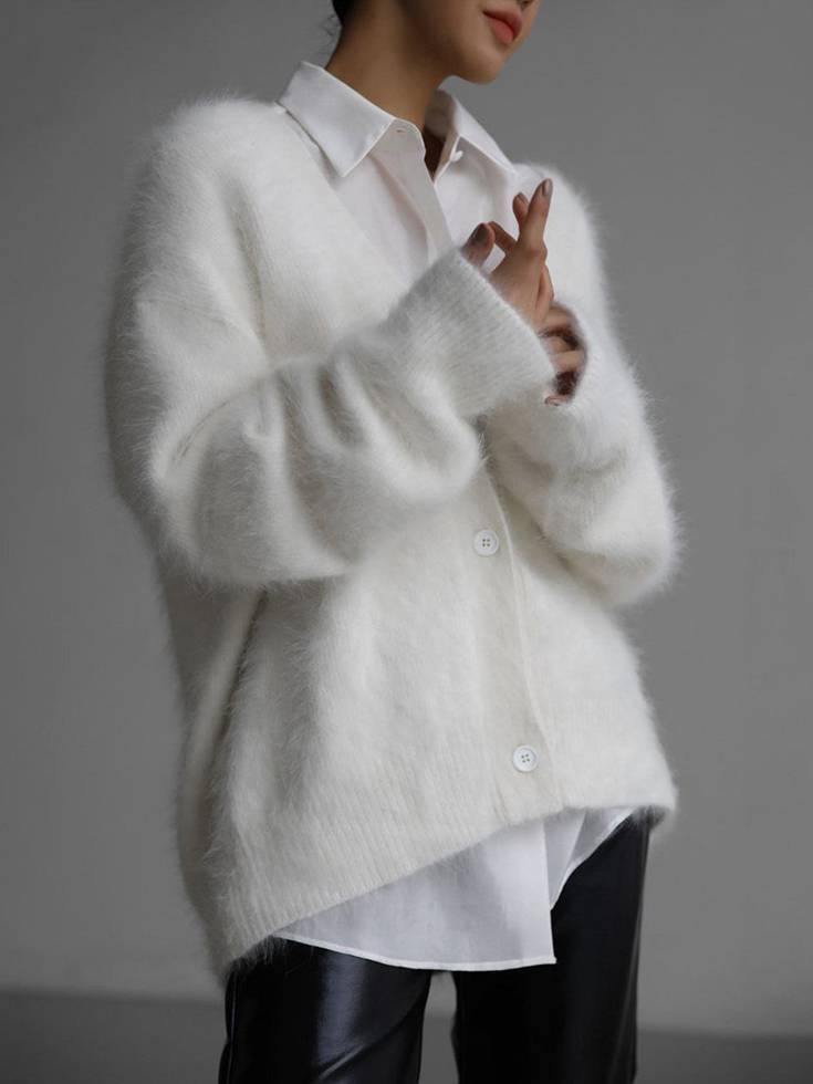 Jane | Oversized Cashmere Cardigan