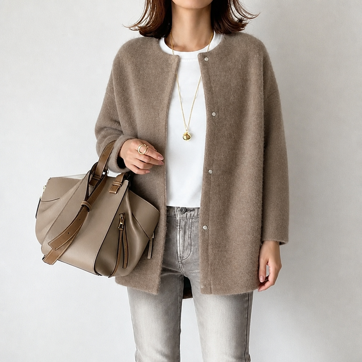 Jane | Elegant Wool Cardigan