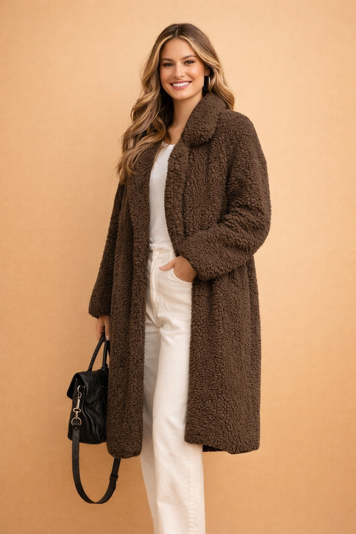 Jane | Elena Rousseau Long Coat Sweater