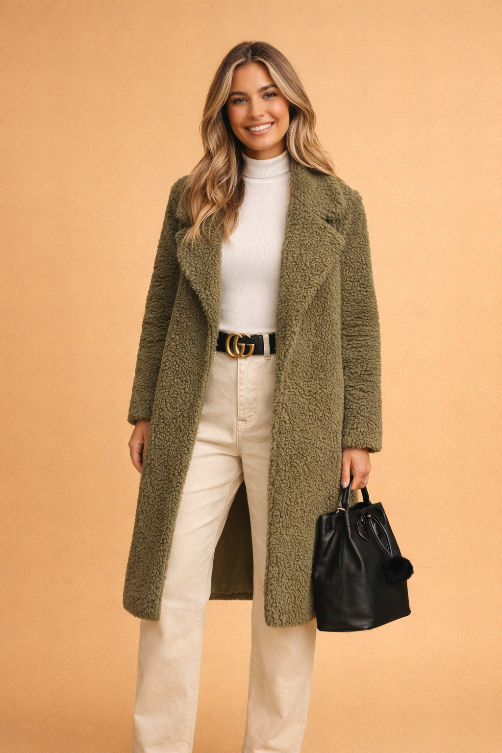 Jane | Elena Rousseau Long Coat Sweater