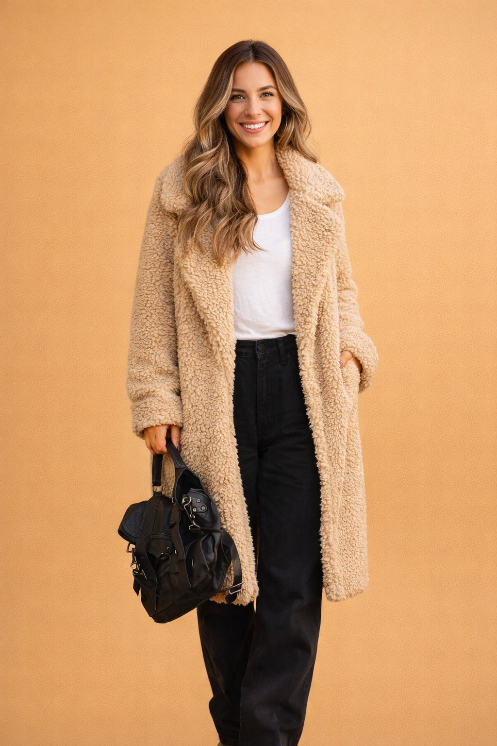 Jane | Elena Rousseau Long Coat Sweater
