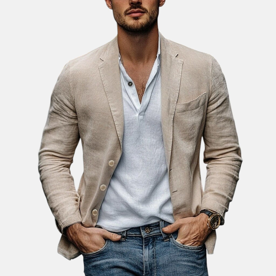 SVEA | Eleganter Sommerblazer aus leichtem Leinen
