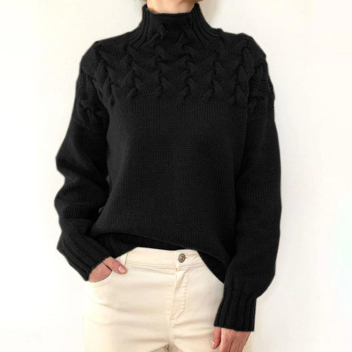 Jane | Warm Knit Turtleneck Sweater